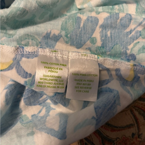 Lilly Pulitzer Monterey in a Pinch Tank Dress Blue White Yellow Size Small - Picture 6 of 6